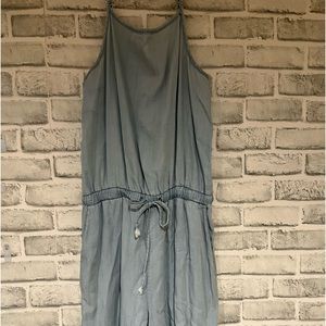 Womens chambray jumpsuit